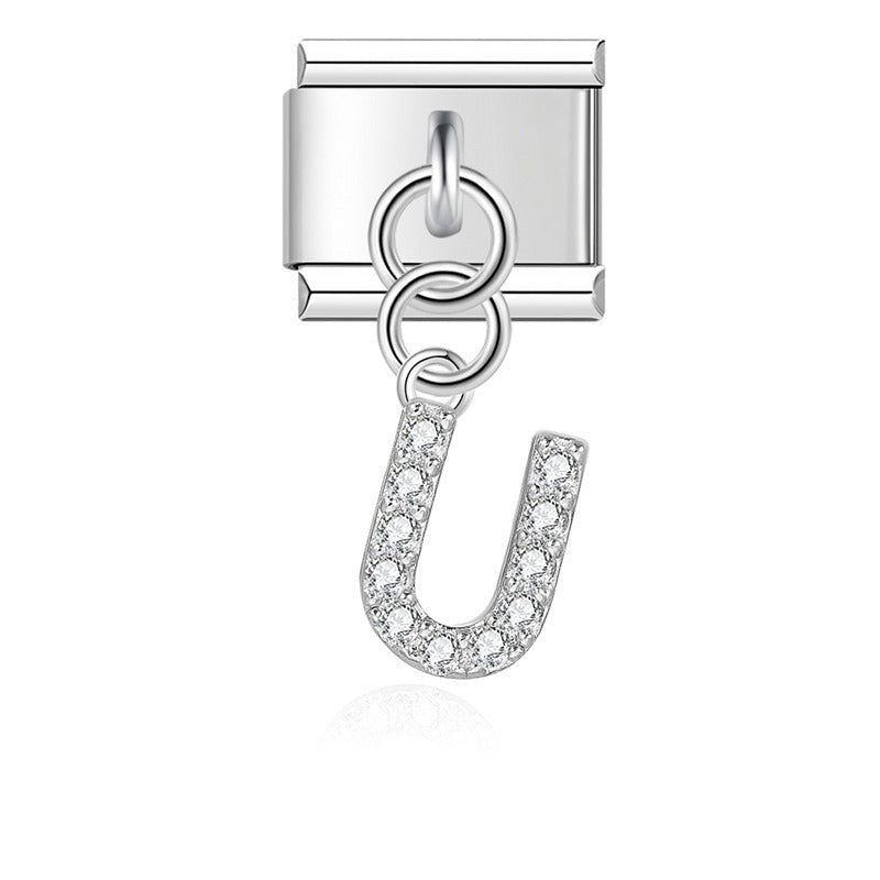Glitter pendant U