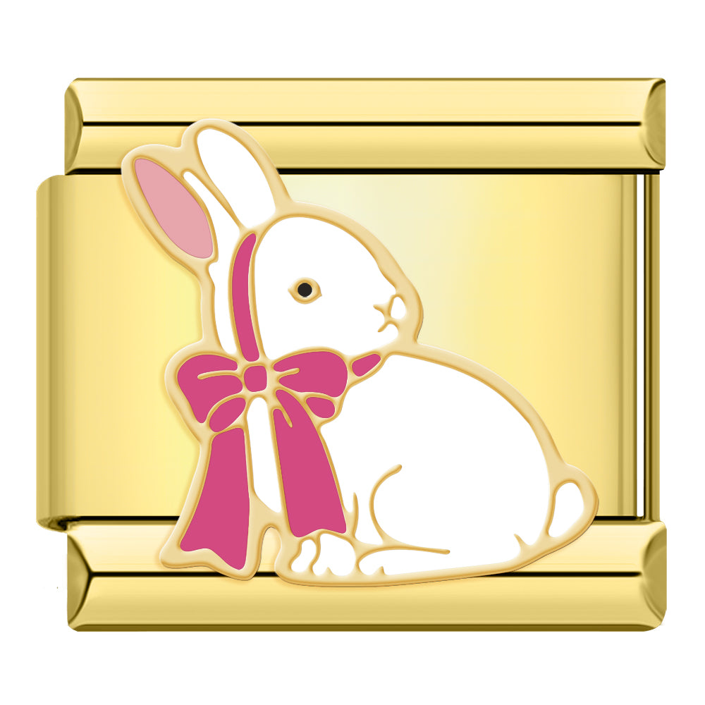 Rabbit with a bow