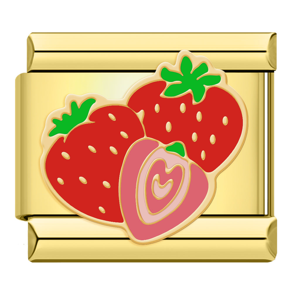 Strawberries with heart
