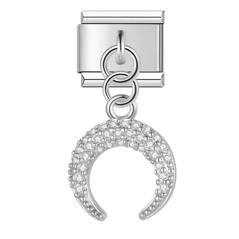 Crescent moon pendant