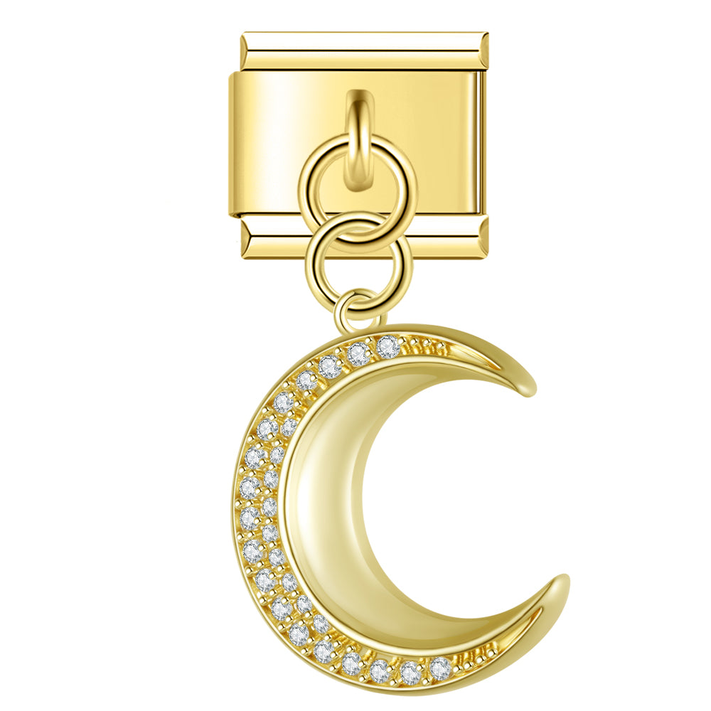 Crescent moon pendant