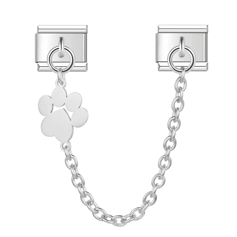 Paw charm chain