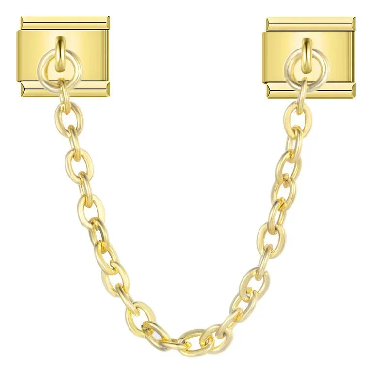 Basic charm chain gold