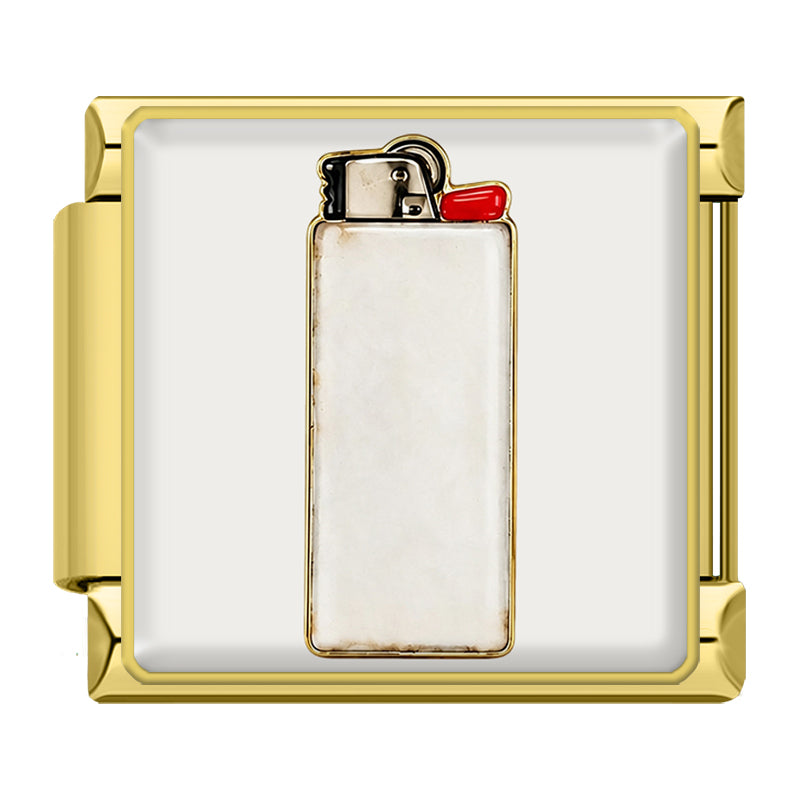 White lighter gold
