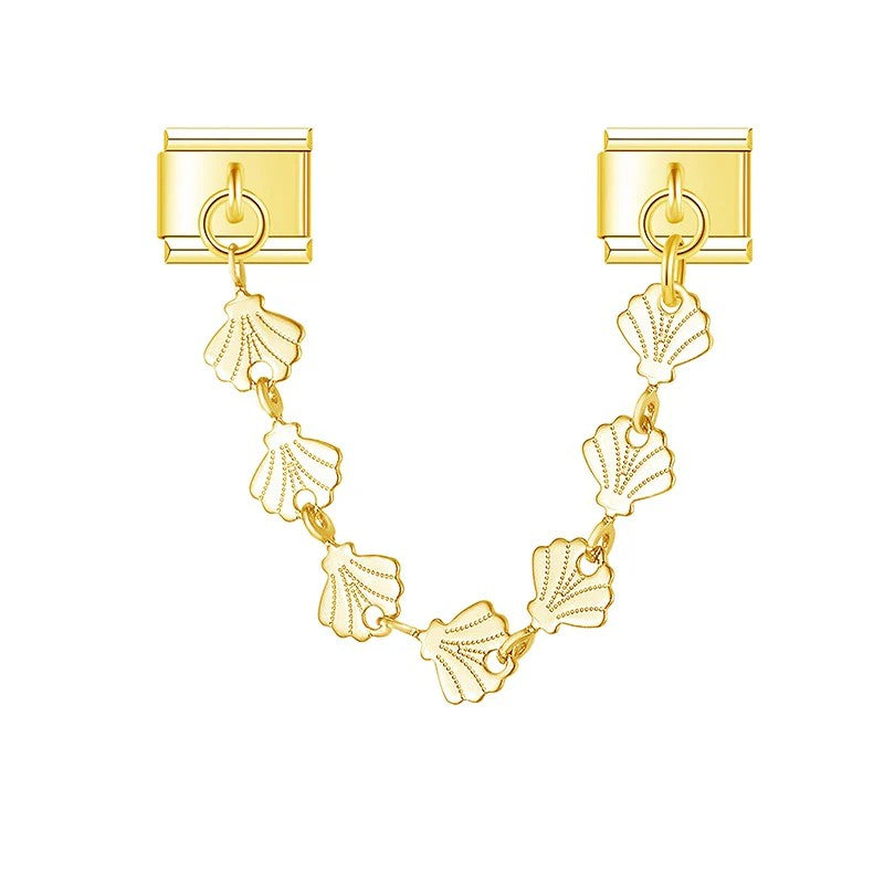 Shell charm necklace