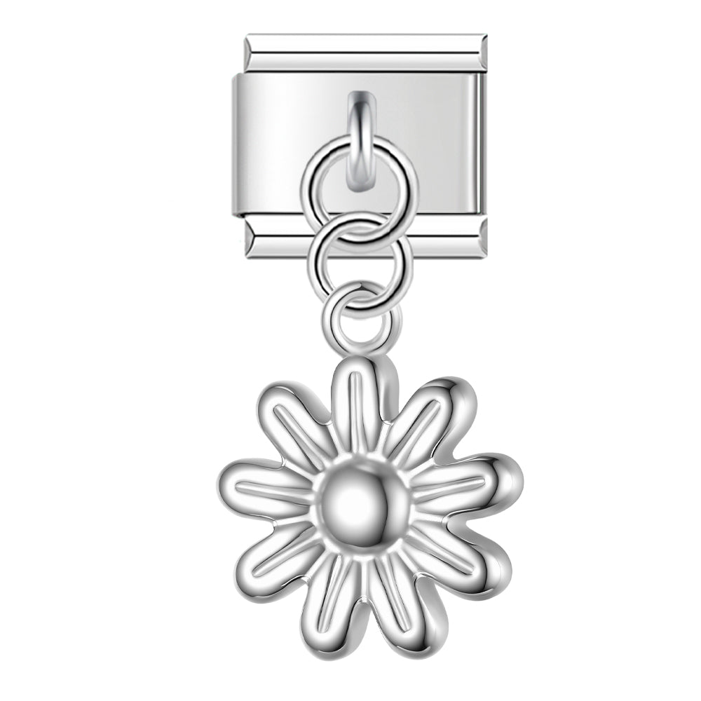 Blume Anhänger Silber
