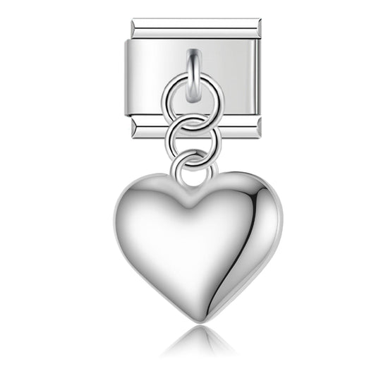 Silver heart pendant