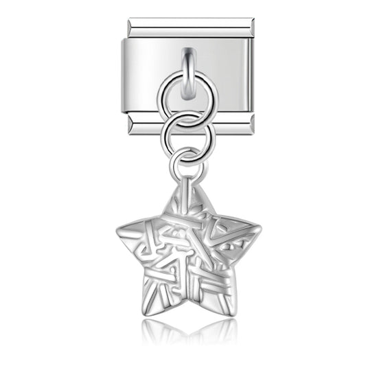 Star pendant silver