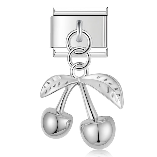 Cherry pendant silver