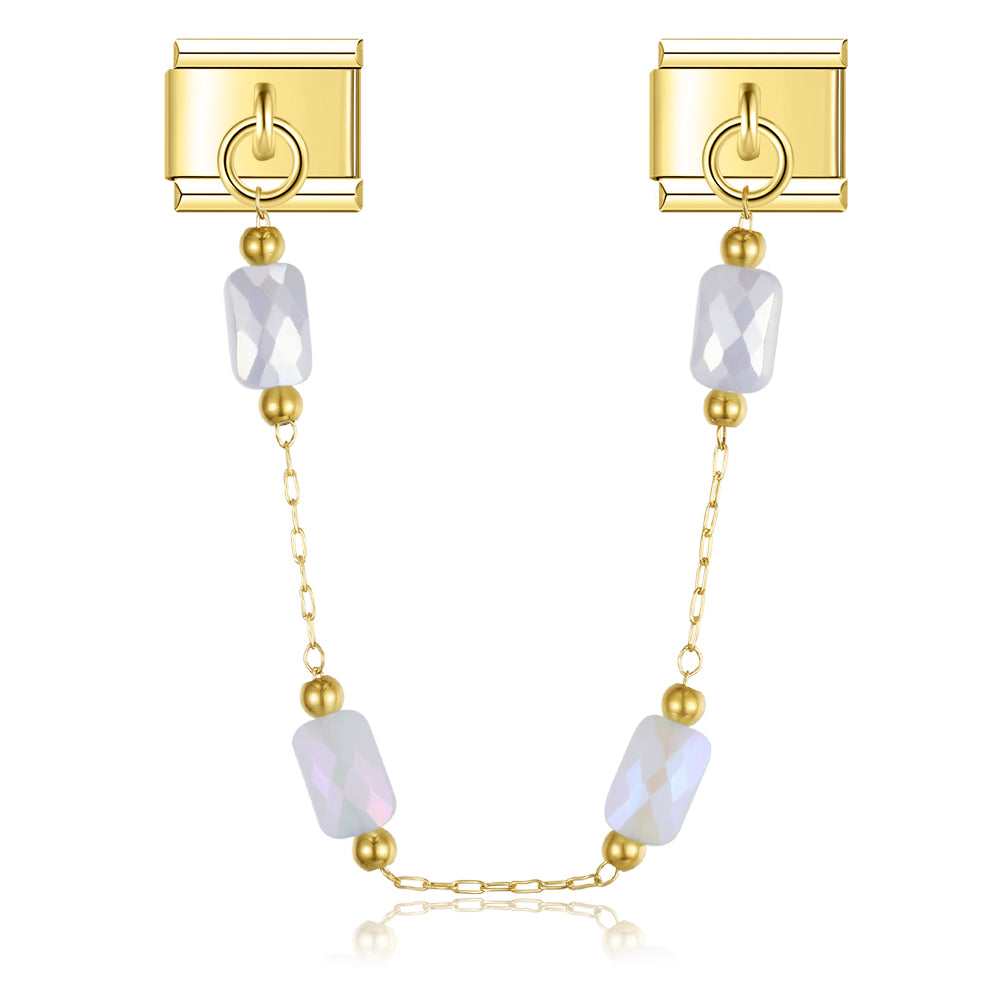 Prism charm necklace