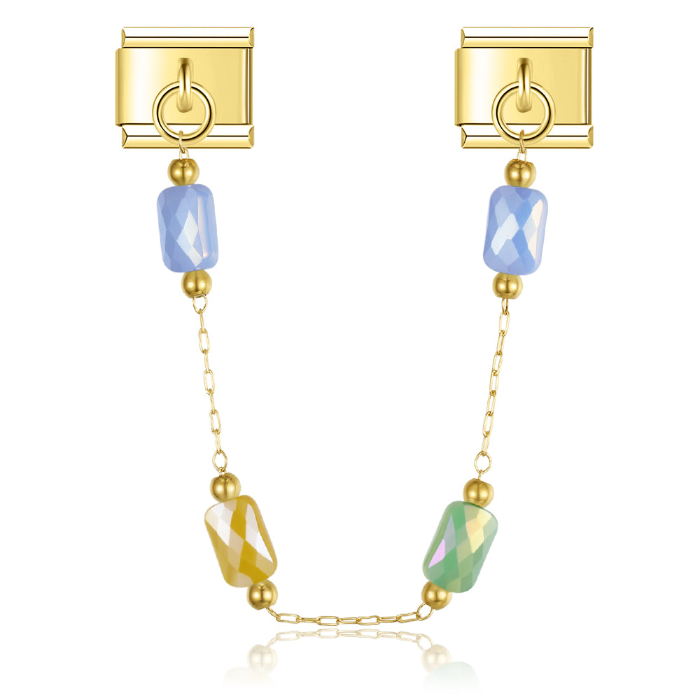 Prism charm necklace