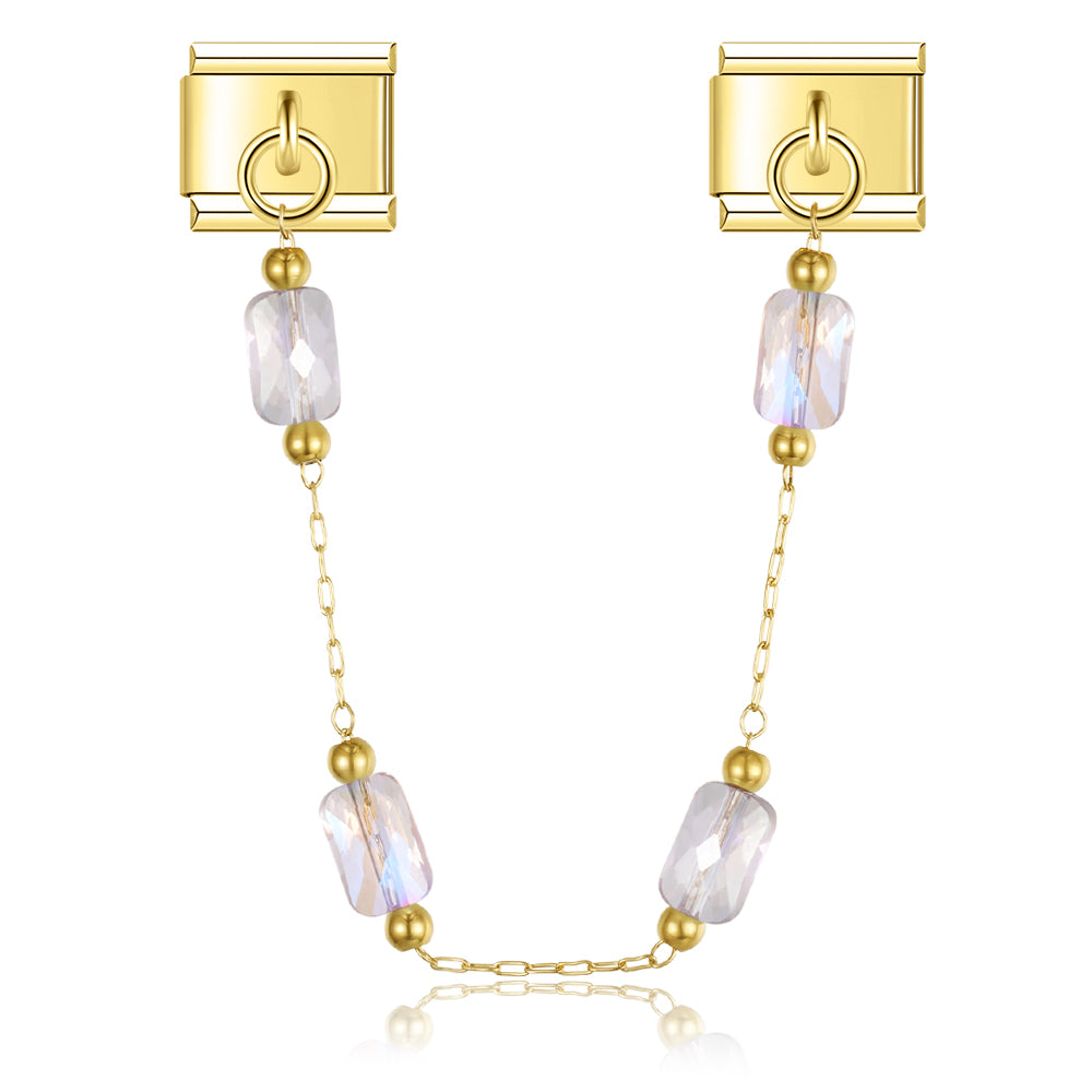 Prism charm necklace
