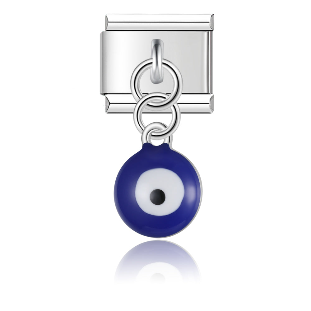 Blaues Auge Anhänger Silber