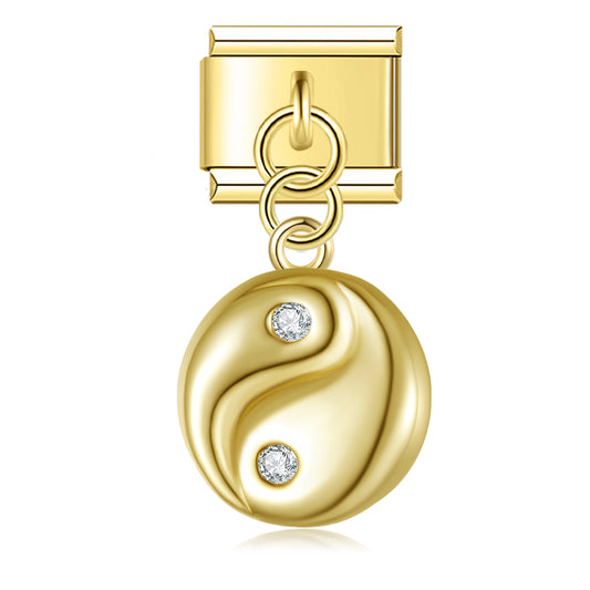 Ying & Yang Gold Pendant