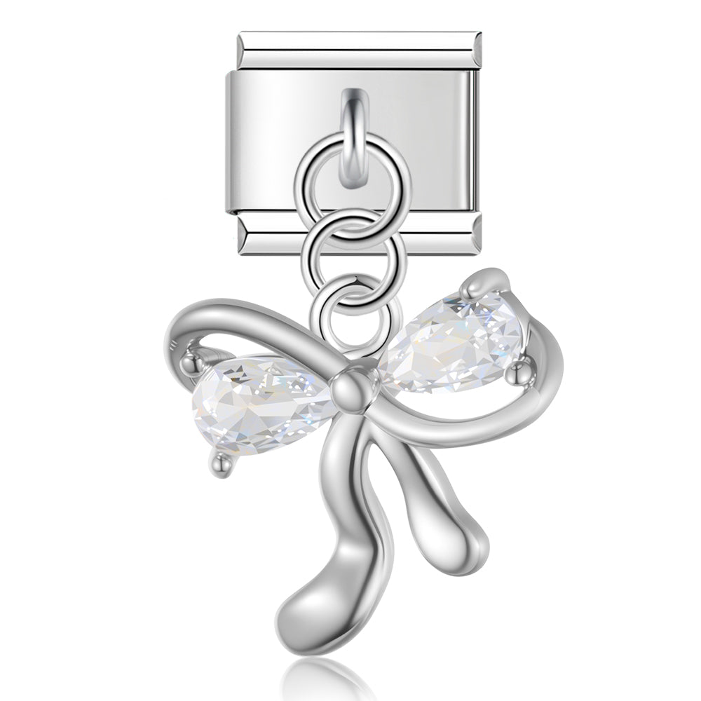 Gemstone loop pendant