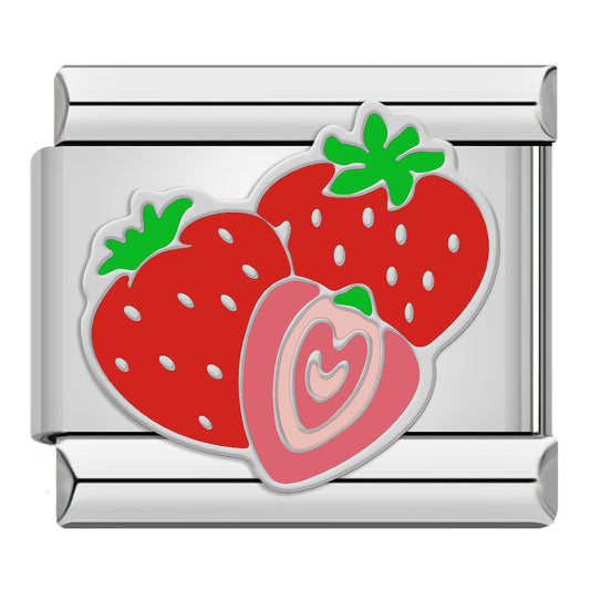 Strawberries with heart