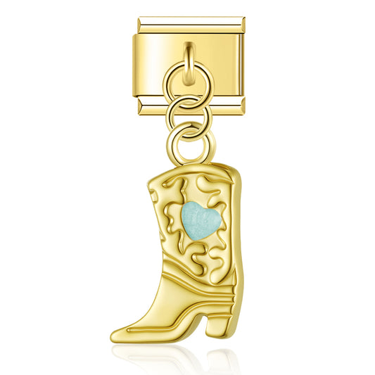 Cowboy boots pendant