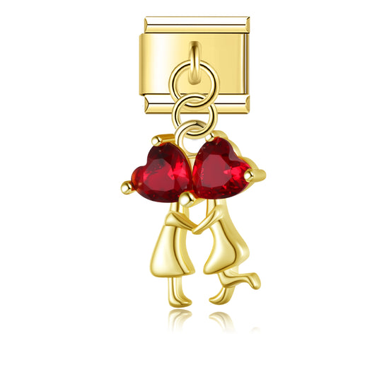 Love couple pendant