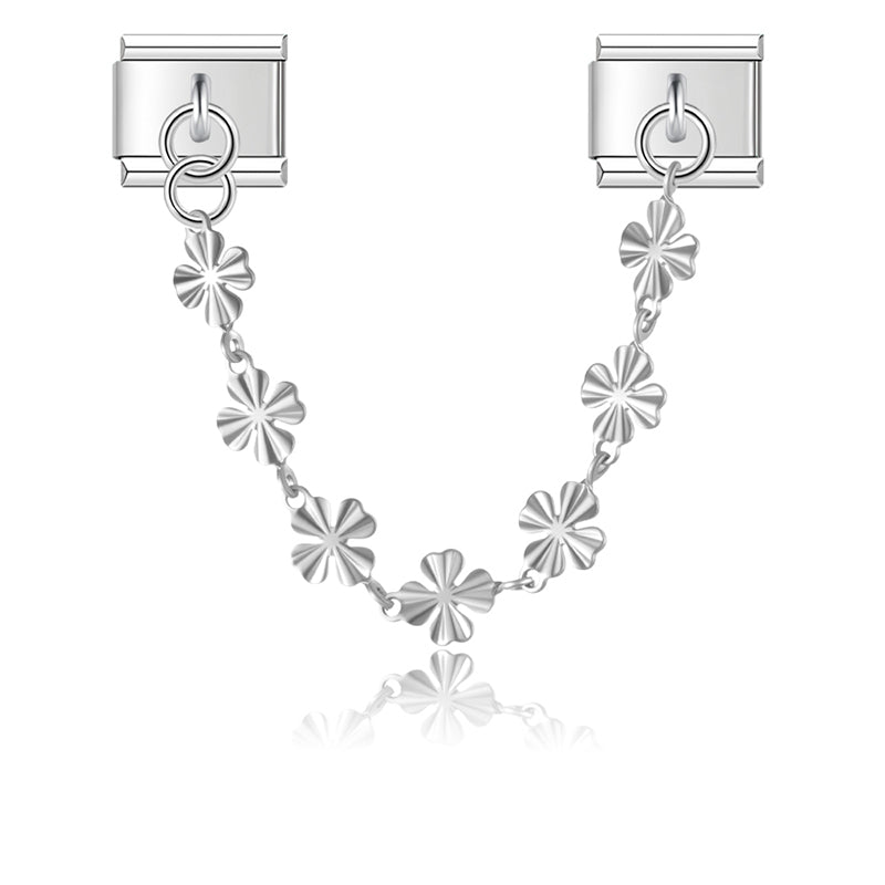 Kreuz Charm-Kette Silber