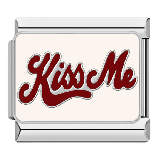 "Kiss Me" silver