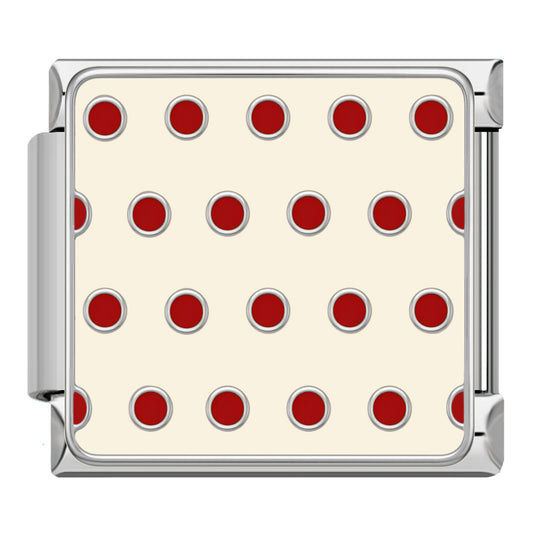 Red dots silver