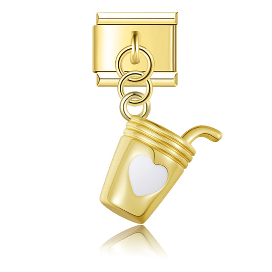 Gold flower pendant