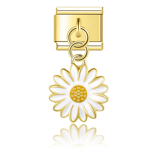 Gold flower pendant