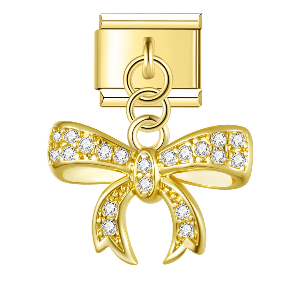 Glitter bow pendant – charmia