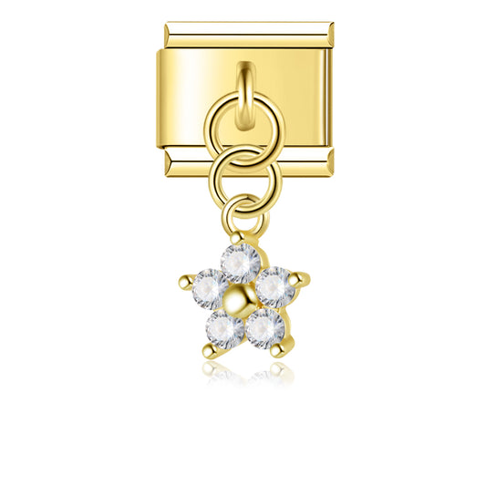 Crystal blossom pendant