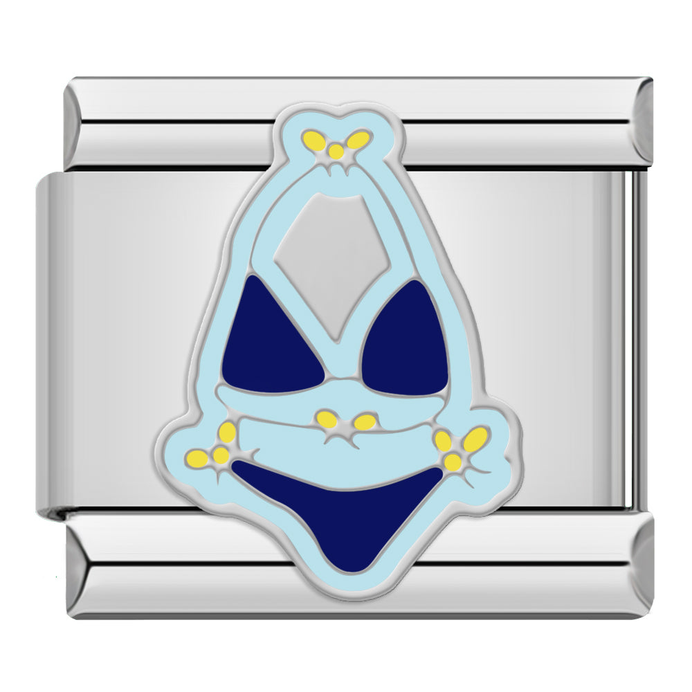Blue bikini silver