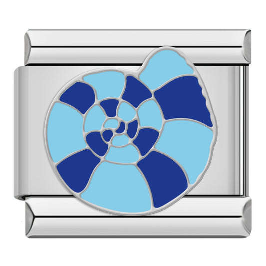 Blue shell silver