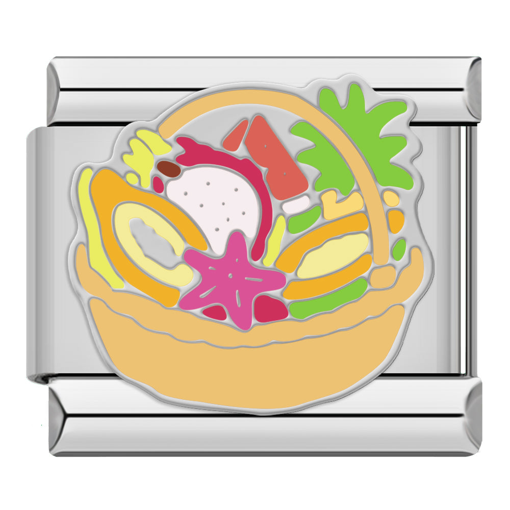 Fruit basket silver