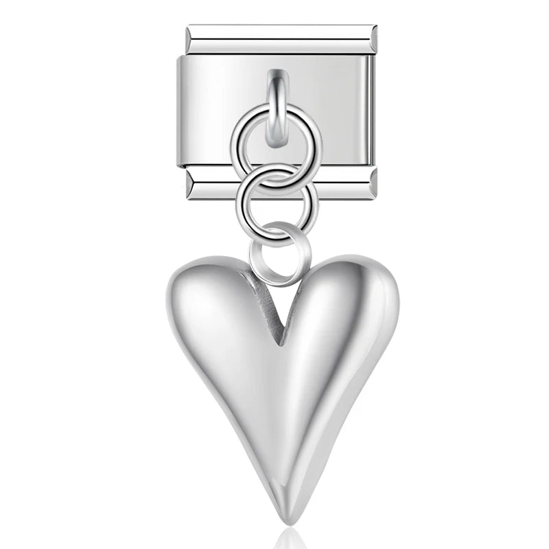 Heart pendant silver