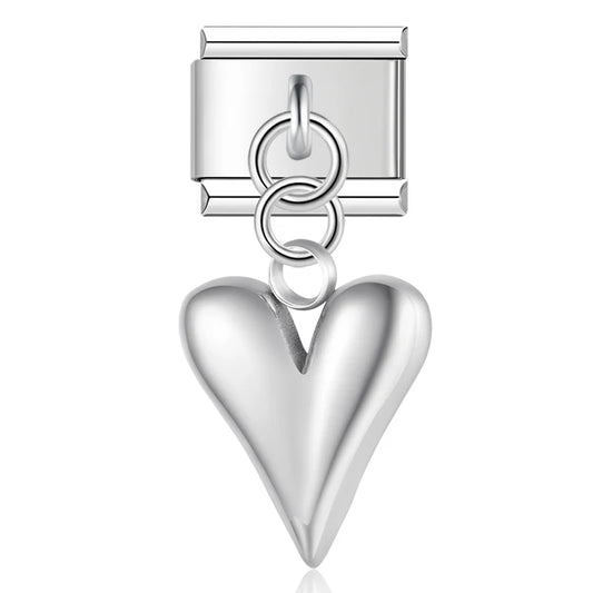 Heart pendant silver