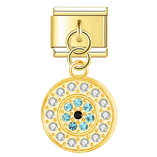 Glitzer eye pendant 2