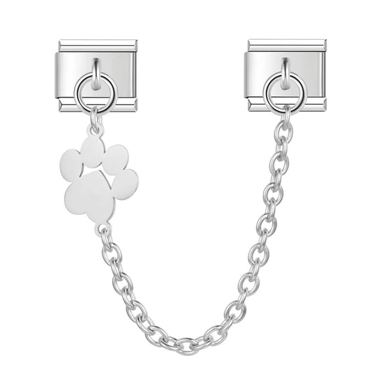 Paw charm chain