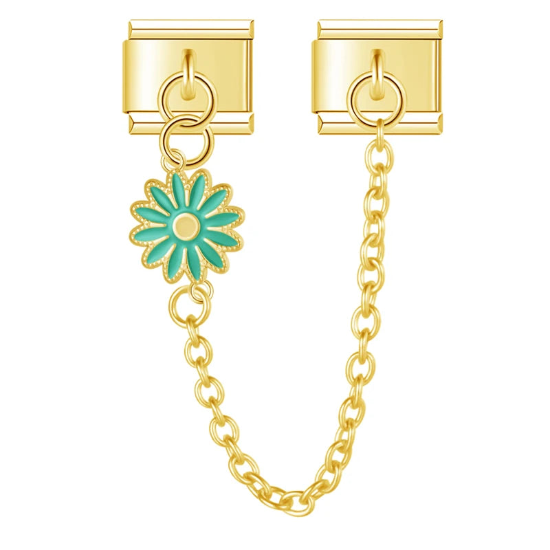 Flower charm chain