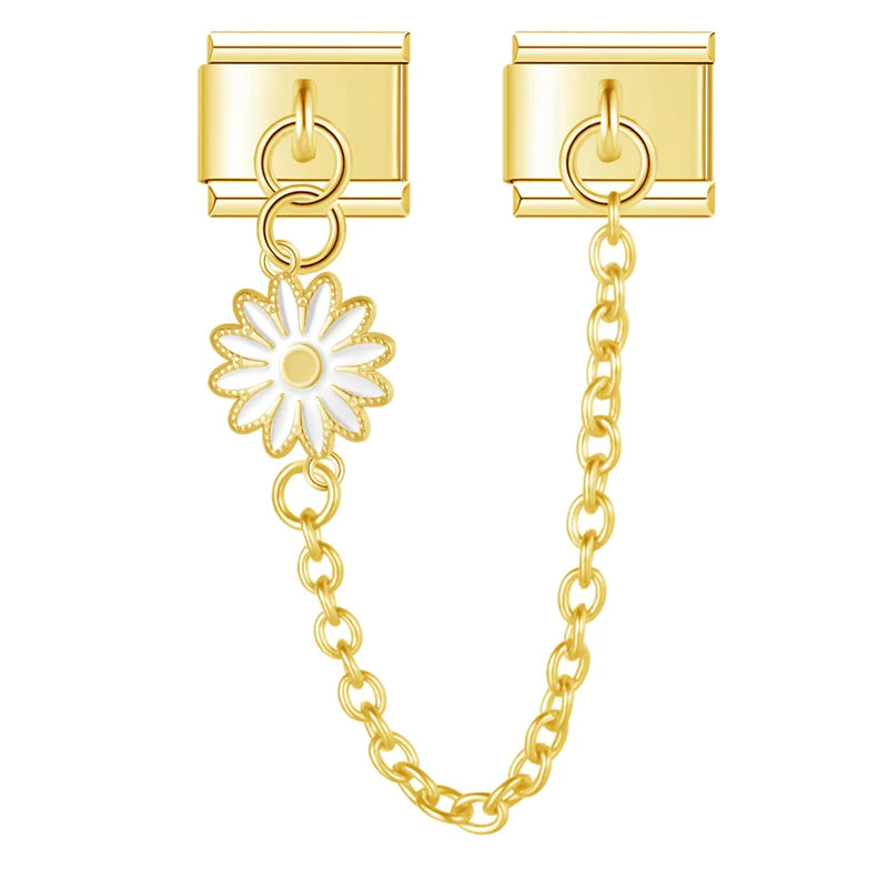 Flower charm chain