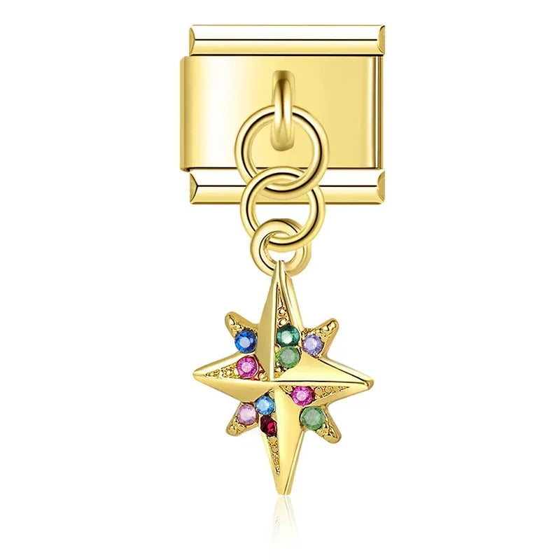 Glitzer star pendant