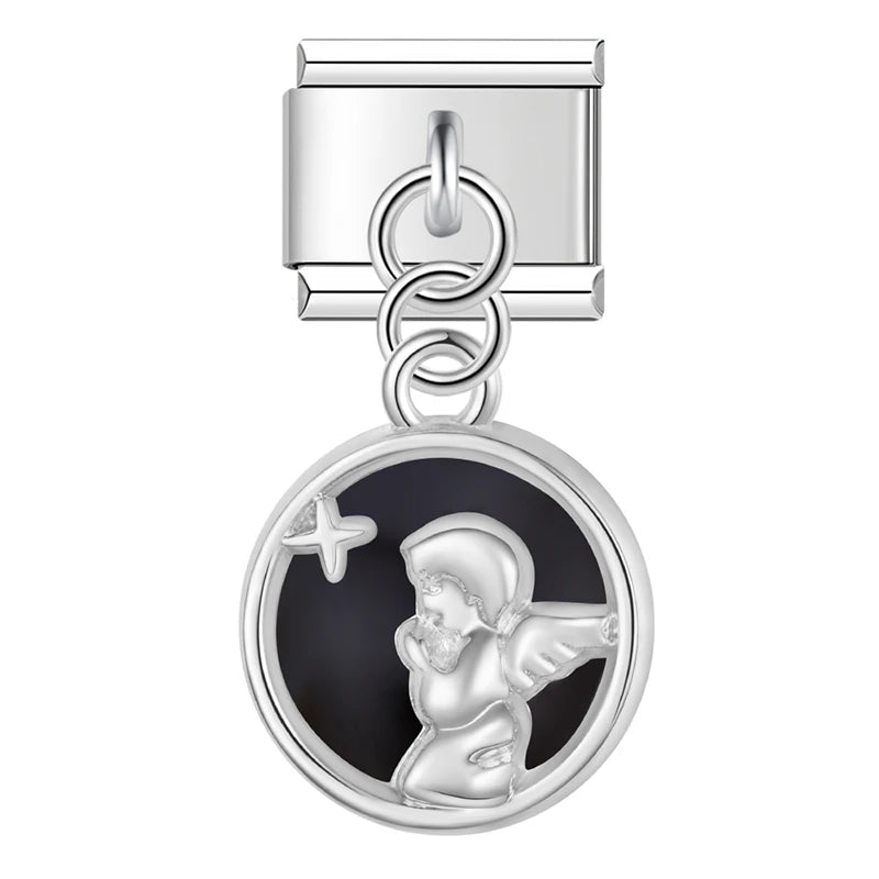 Angel pendant silver