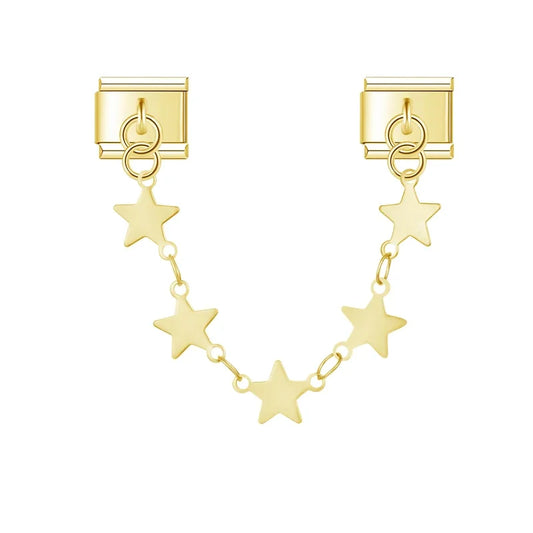 Stars charm chain gold
