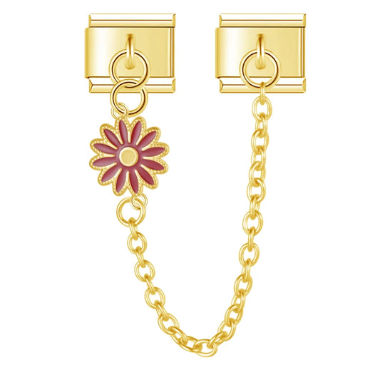 Flower charm chain