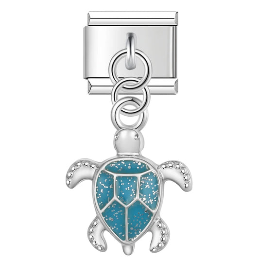 Turtle pendant silver