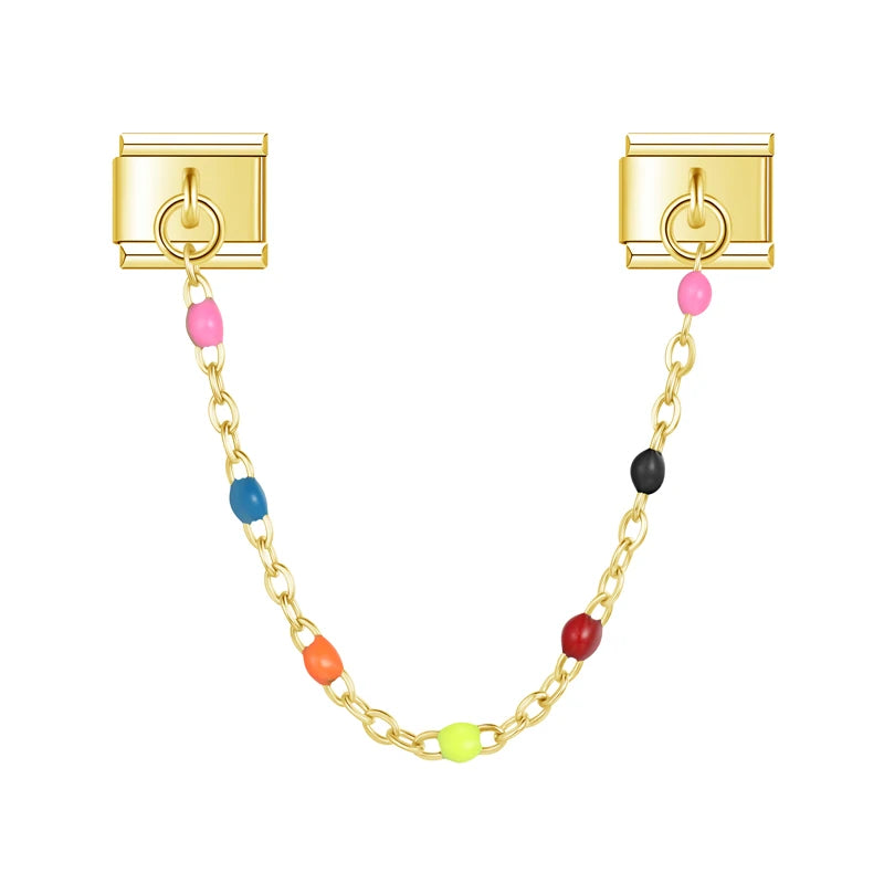 Golden charm chain