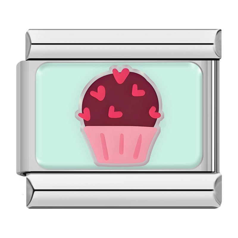 Heart muffin silver
