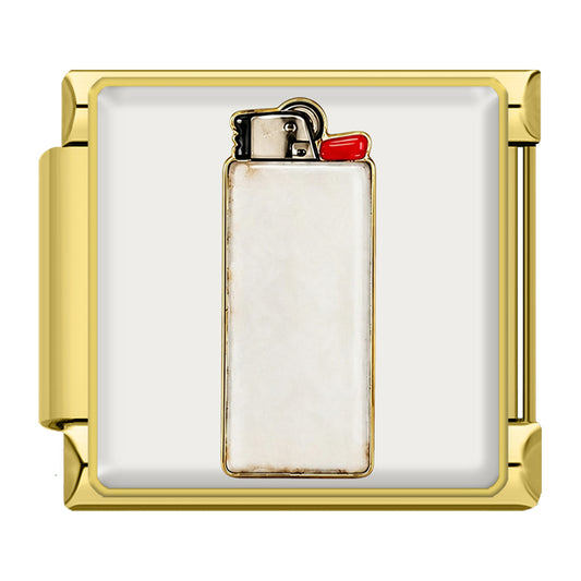 White lighter gold