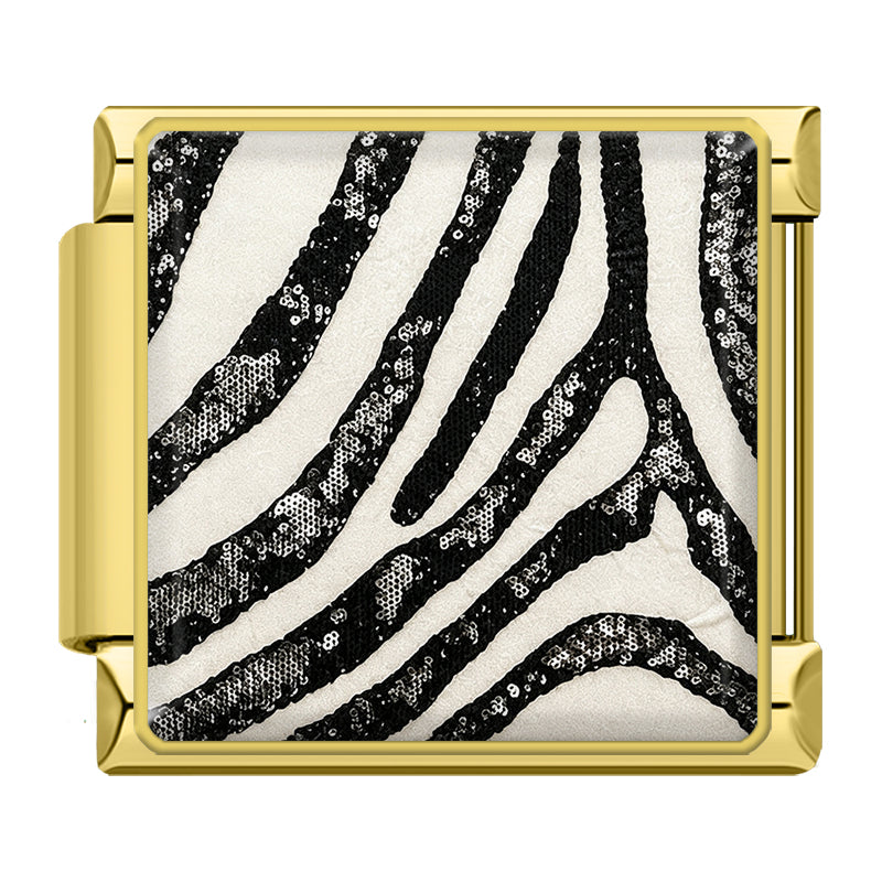 Zebra pattern gold