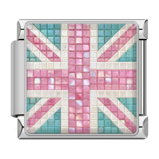 Mosaic flag of England